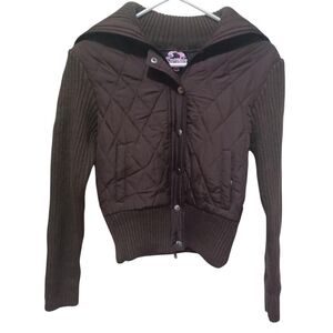 Say What? Brown Quilted Jacket